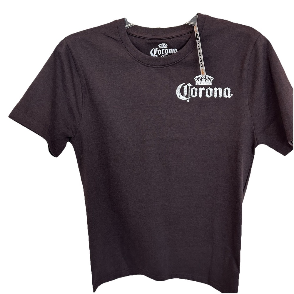 Corona Extra Three‎ Beer Bottles Design Brown Men's S